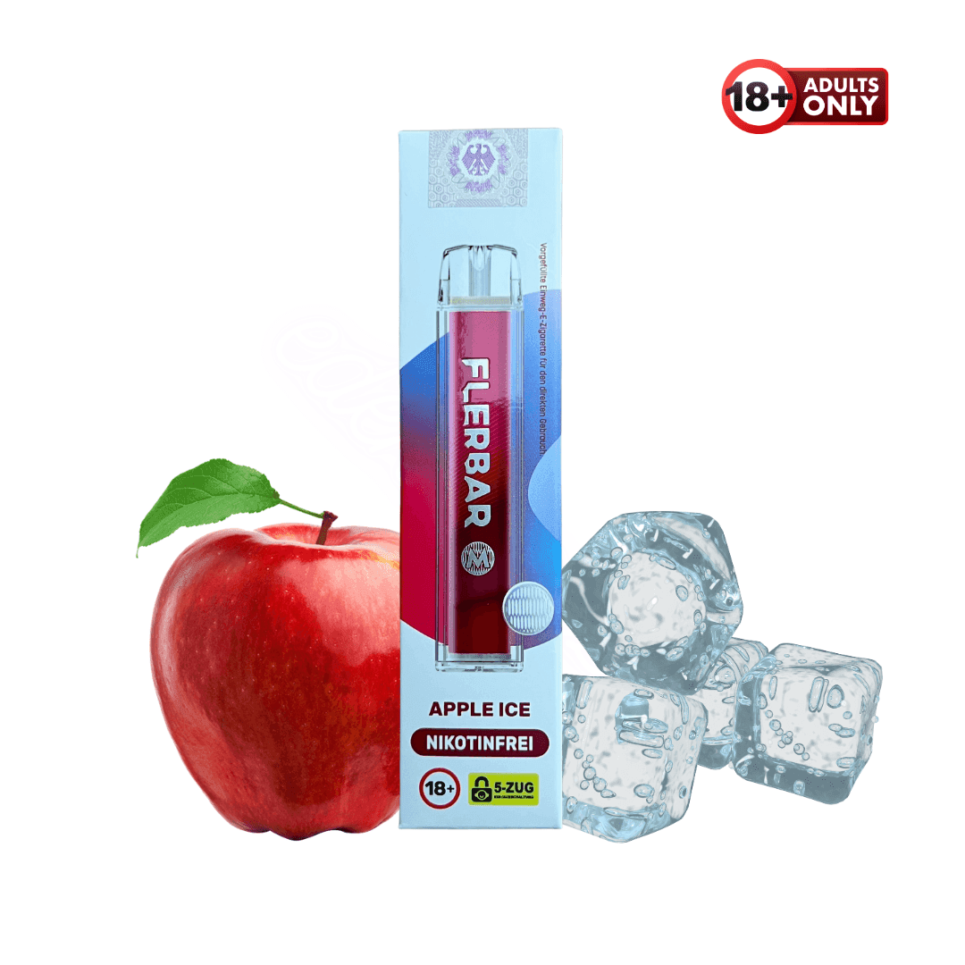 Flerbar M Vape Apple Ice Nikotinfrei - EdenVape24